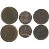 Image 1 : Lot of 3 Colombian miscellaneous minors for the Lazareto leper colonies: copper 20c and 10c 1901; co