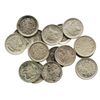 Image 1 : Lot of 16 Guatemala 1/2R: 1879D (5), 1880D (2), 1880E, 1890, 1893 (4), 1894H, 1896 and 1899.