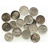 Image 1 : Lot of 17 Guatemala 1/4R: 1881 (2), 1882, 1888 (2), 1889 (3), 1890 (2), 1893 (4), 1894, 1896 and 189