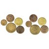 Image 1 : Lot of 5 Guatemala brass/copper minors: 2c, 1932; 1c, 1925, 1929 and 1947; 1/2c, 1946.