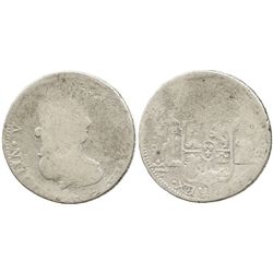 Zacatecas, Mexico, bust 8 reales, Ferdinand VII, 1816(AG).