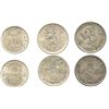 Image 1 : Lot of 3 Norwegian small silver coins: 25 ore, 1915 and 1918; 10 ore, 1918.