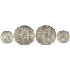 Image 1 : Lot of 2 Panama silver coins: 1 balboa, 1947; and 1/4 balboa, 1962.
