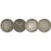 Image 1 : Lot of 2 USA (New Orleans mint) $1 Morgan, 1889-O and 1897-O.