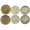 Image 1 : Lot of Uruguay minors: 20 centesimos 1920 and 1930; aluminum-bronze 10 centesimos 1930.