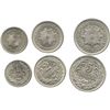 Image 1 : Lot of 3 Uruguay copper-nickel minors of 1936: 5, 2 and 1 centesimos.