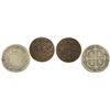 Image 1 : Lot of 2 Caracas, Venezuela, royalist minors: 2 reales (1817-21)BS and copper 1/4 real 1818.