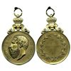 Image 1 : Belgium, large brass medal, Leopold II, 1883.