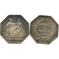 France, silver jeton for Banque de France, AN VIII (year 1800).