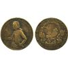 Image 1 : Great Britain, brass Admiral Vernon medal, Portobelo, 1739.
