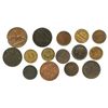 Image 1 : Lot of 15 British copper tokens, ca. 1790-1830, some important.