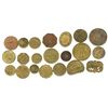 Image 1 : Lot of 21 British copper/brass merchant tokens, ca. 1850-1899.