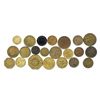 Image 1 : Lot of 22 British copper/brass (mostly) merchant tokens, ca. 1850-1899.