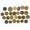 Image 1 : Lot of 26 British copper/brass merchant tokens, ca. 1850-1899.