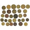 Image 1 : Lot of 30 British copper/brass merchant tokens, ca. 1850-1899.
