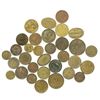 Image 1 : Lot of 32 British copper/brass merchant tokens, ca. 1850-1899.