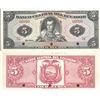 Image 1 : Ecuador, 5 sucres banknote, series FN (1956), ABNC specimen, encapsulated PMG 66 EPQ.