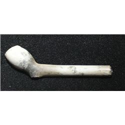 English clay pipe bowl and part of stem, ca. 1580-1610, from Williamsburg, VA, area, in Riker box.