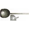 Image 1 : English pewter soup spoon marked with Tudor rose hallmark, 1620s-1640s.