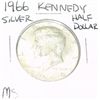 Image 1 : 1966 SILVER KENNEDY HALF DOLLAR *RARE MS HIGH GRADE*!!