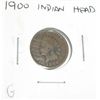 Image 1 : 1900 INDIAN HEAD PENNY *GOOD GRADE*!!