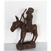 Image 1 : Benin, Horse and Rider, Bronze Sculpture