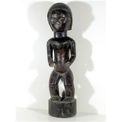 African Nude Man Figure III Sculpture Congo