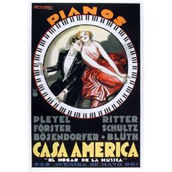 Mauzan, Casa America, Poster