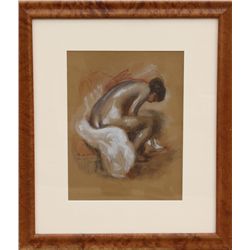 Pierre-Auguste Renoir, Plate XIV Baigneuse S'Essuyant Le Pied, Lithograph