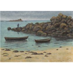 Laurent Marcel Salinas, Rochers, Oil Painting