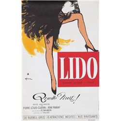 Rene Gruau, Lido, Quelle Nuit!, Lithograph Poster