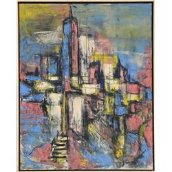 Stanley Sobossek, New York City, Oil Painting