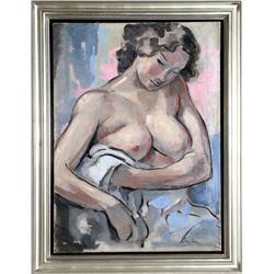 Rafaello Busoni, Apres le Bain, Oil Painting