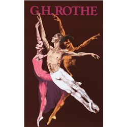 Gatja Helgart Rothe, Dancers, Serigraph Poster