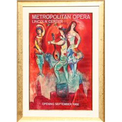 Marc Chagall, Metropolitan Opera, Carmen, Lithograph