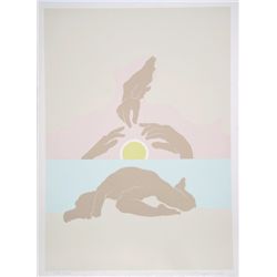 Daphne Mumford, July Sunrise, Silkscreen