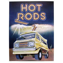 Mascio, Hot Rods, Lithograph