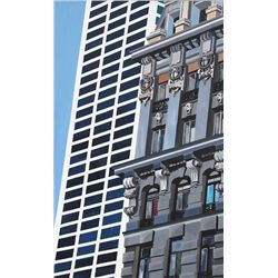 Ronald Mallory, Grace Building on West 42nd St., Oil Painting