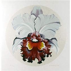 Lowell Blair Nesbitt, Yellow and Blue Iris, Serigraph