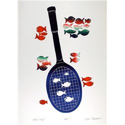 Jean Sariano, Net!, Intagio Aquatint Etching