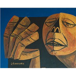 Ivan Guayasamin, Despedida, Oil Painting