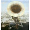 Image 1 : Jaime Carrasquilla, Sousaphone Player, Oil Painting