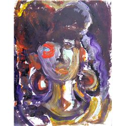 Andrew Turner, Portrait of a Woman, Oil Painting