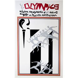 Romare Bearden, The Olympics, Serigraph