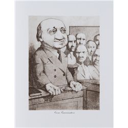 Charles Bragg, Cross Examination, Lithograph