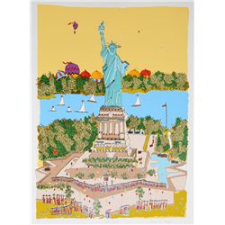 Susan Pear Meisel, Statue of Liberty, Screenprint
