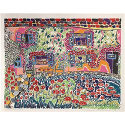 Gloria Vanderbilt, Springtime, Silkscreen