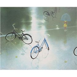 Robert Remsen Vickrey, The Yellow Dress, Serigraph