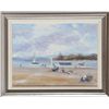 Image 1 : Boats from the Beach, Oil Painting