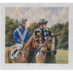 Roy Miller, Steve and the Shoe, Lithograph